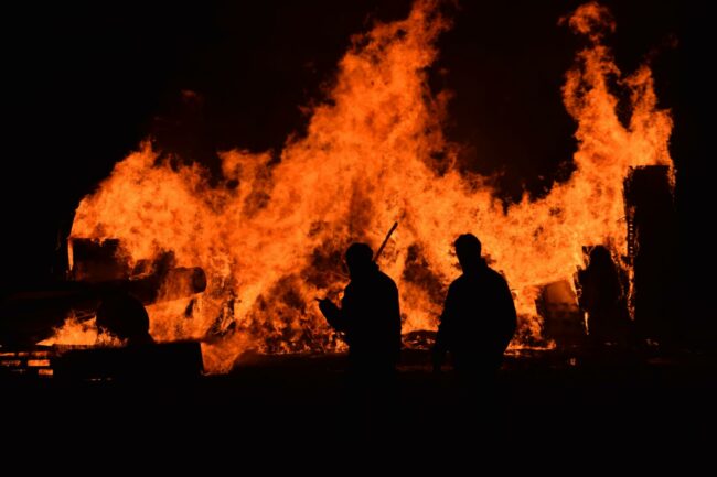 Krise i form af en voldsom brand